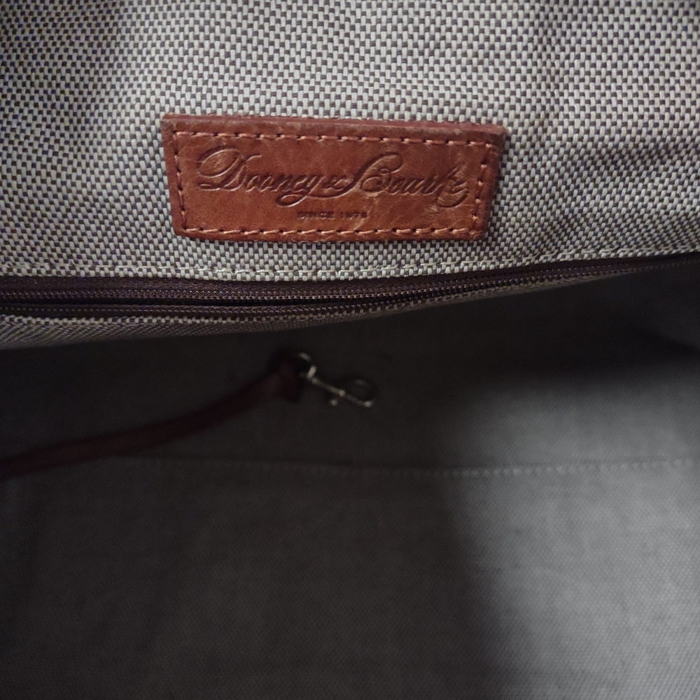 Dooney & Bourke Shoulder Bag White/Brown LG - Picture 14 of 16